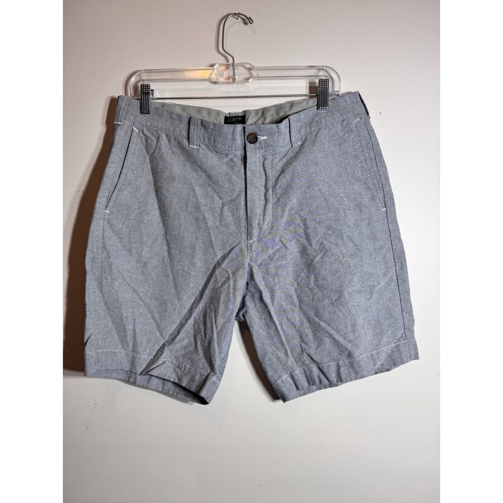 J.Crew Factory 9" Gramercy Short Men's Size 34 Gray  Flat Front